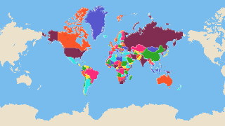 国の一覧と地図 Thumbnail