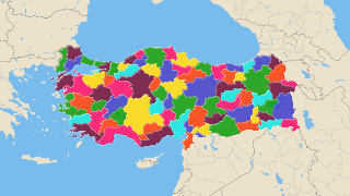 トルコの州のリストと地図 Thumbnail